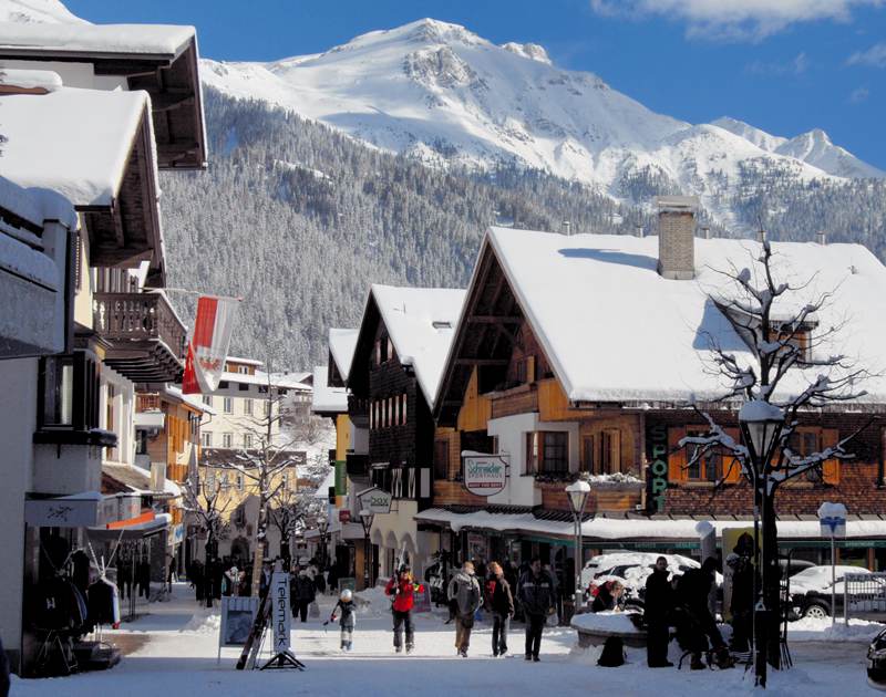 St Anton ski resort, Austria